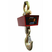 side view of industrial hanging scale weighing up to 40000 lbs