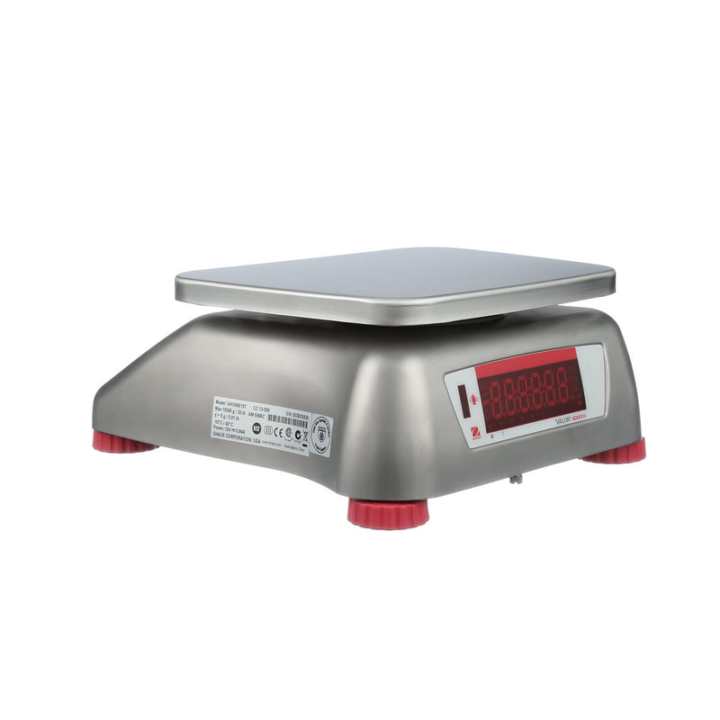 Ohaus 7.5" x 9.5" Valor 4000 V41XWE6T Legal For Trade 15 lbs x 0.005 lb - Libertyscales