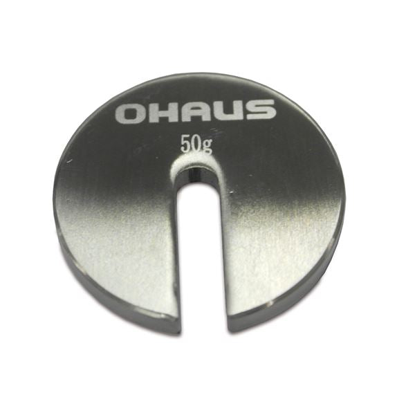 Ohaus ASTM Class 6 Weights - Slotted Model Weight Set, 50 g - Libertyscales